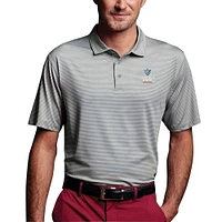 Men's Charcoal Georgia Southern Eagles Vansport Pro Tonal Micro-Stripe Polo
