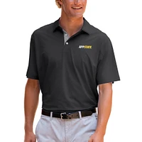 Men's Black Appalachian State Mountaineers Vansport Pro Signature Polo