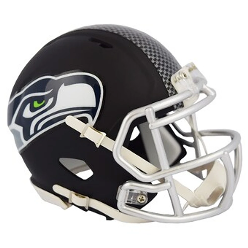 Riddell Seattle Seahawks Black Matte Alternate Speed Mini Football Helmet