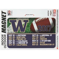 Washington Huskies 2017 Team Schedule Magnet