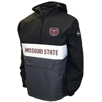 Men's Franchise Club Black Missouri State University Bears Alpha Anorak Jacket