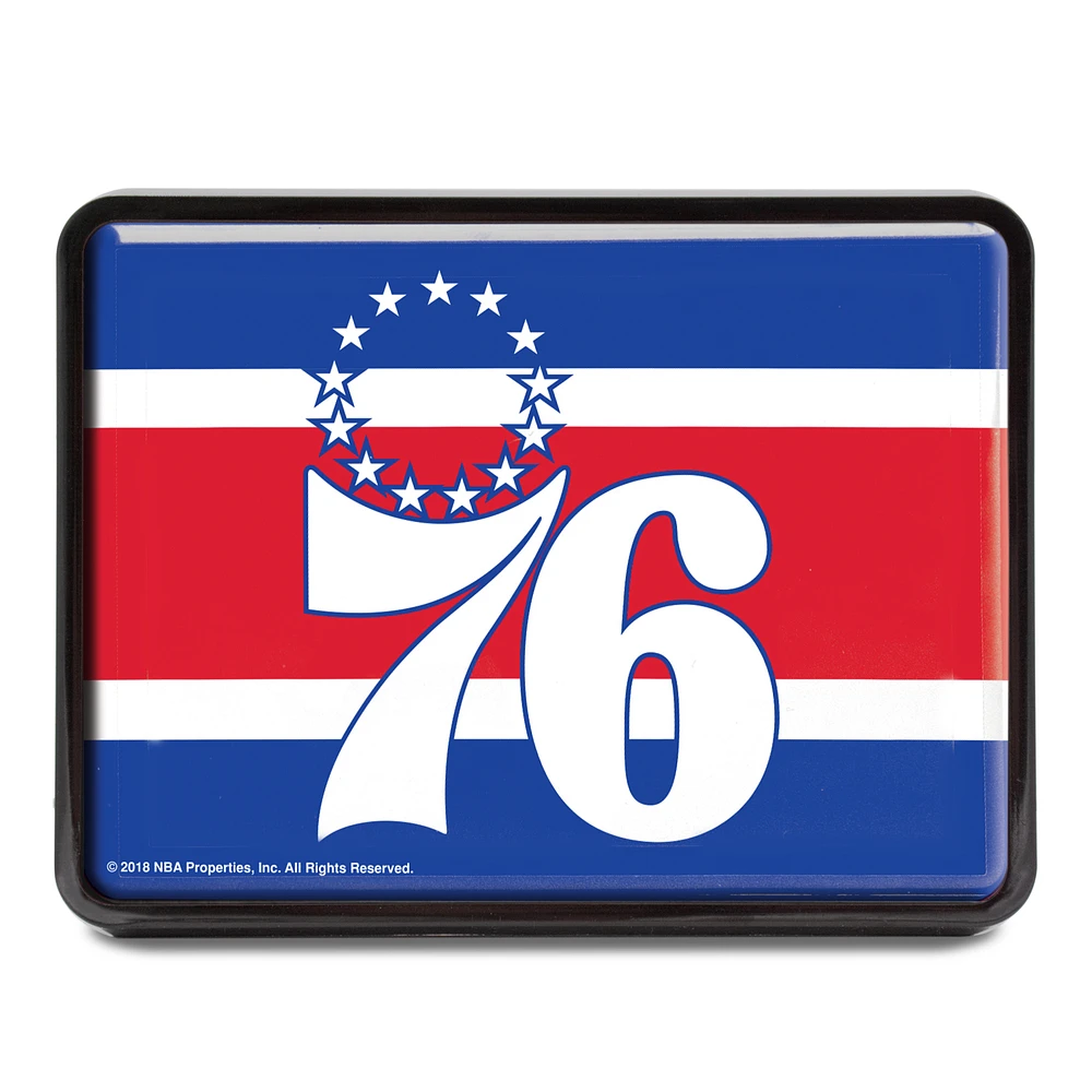 Philadelphia 76ers Universal Rectangle Hitch Cover