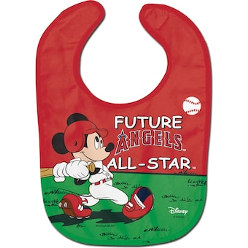 WinCraft Los Angeles Angels Disney Mickey All Pro Baby Bib