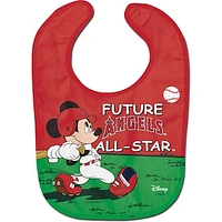 WinCraft Los Angeles Angels Disney Mickey All Pro Baby Bib