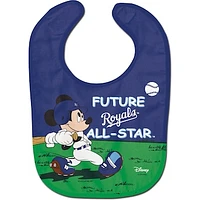 WinCraft Kansas City Royals Disney Mickey All Pro Baby Bib