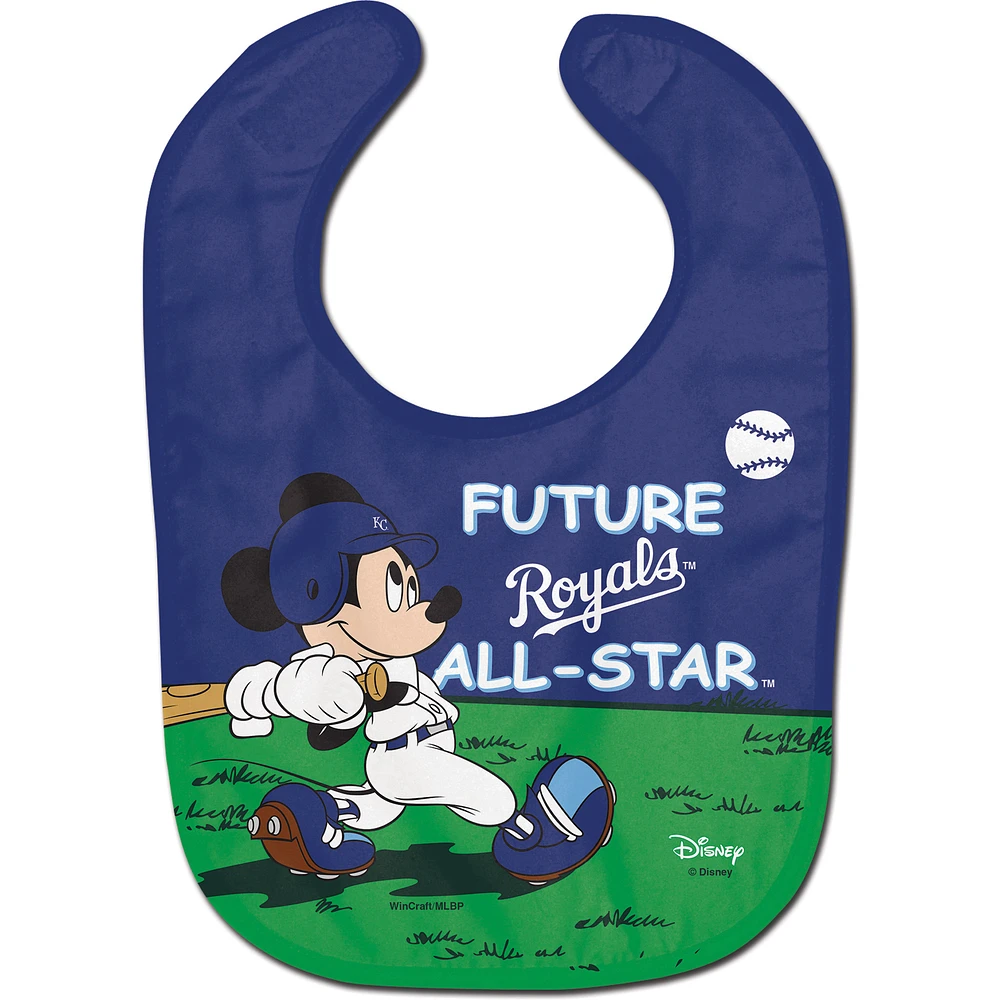 WinCraft Kansas City Royals Disney Mickey All Pro Baby Bib