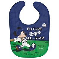 WinCraft Los Angeles Dodgers Disney Mickey All Pro Baby Bib