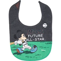 WinCraft Miami Marlins Disney Mickey All Pro Baby Bib