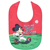 WinCraft Minnesota Twins Disney Mickey All Pro Baby Bib