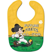 WinCraft Pittsburgh Pirates Disney Mickey All Pro Baby Bib