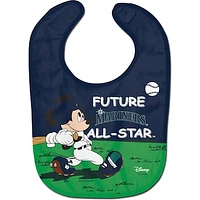 WinCraft Seattle Mariners Disney Mickey All Pro Baby Bib