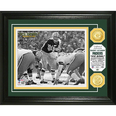 Highland Mint Bart Starr Green Bay Packers Player Impact Photomint