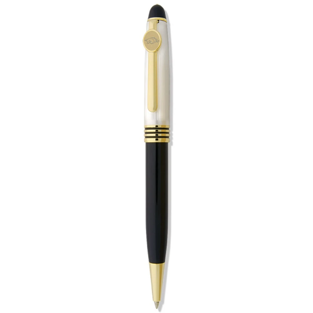 Black/Pearl Arkansas Razorbacks Ball Point Pen