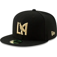 Men's New Era Black LAFC Icon 59FIFTY Fitted Hat