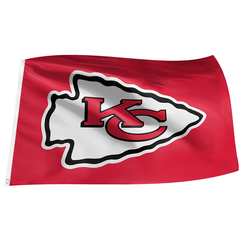 Red Kansas City Chiefs 3' x 5' Flag