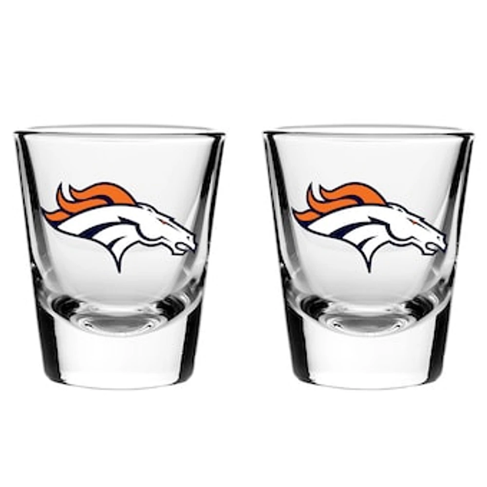 Denver Broncos 2oz. Collector Glass Set