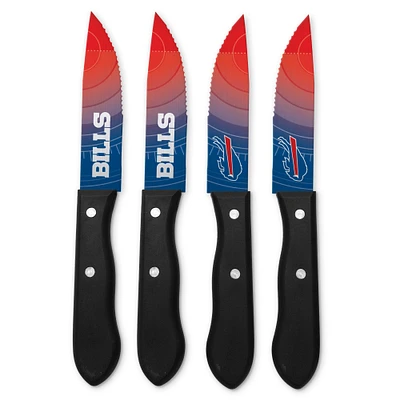 Buffalo Bills 4-Piece Stainless Steel Steak Knife Set