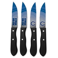 Indianapolis Colts 4-Piece Stainless Steel Steak Knife Set