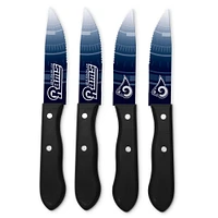 Los Angeles Rams 4-Piece Stainless Steel Steak Knife Set