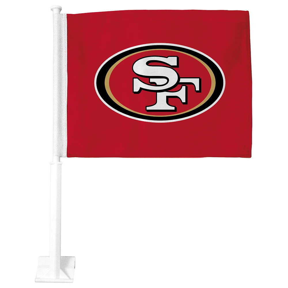 Red San Francisco 49ers Premium Double-Sided Car Flag