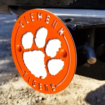 Clemson Tigers Premium Steel Logo Hitch Cover