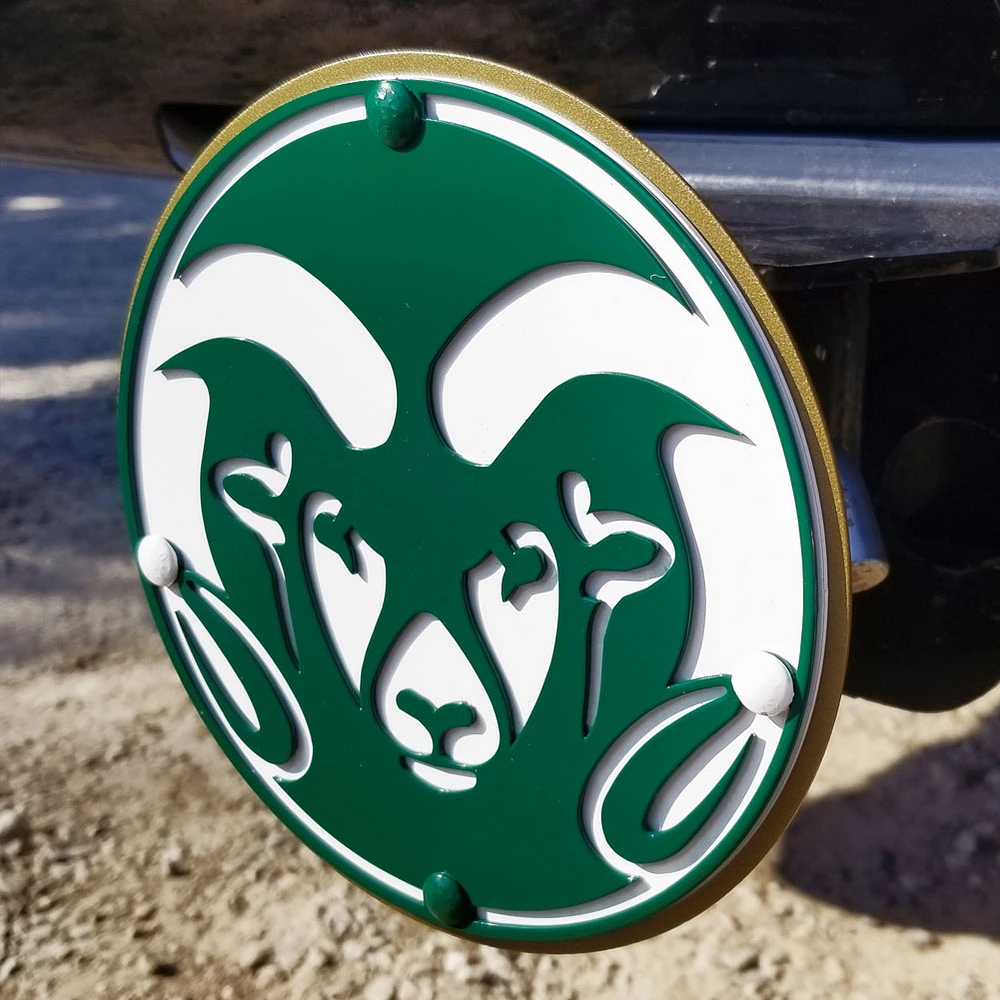 Colorado State Rams Premium Steel Logo Hitch Cover