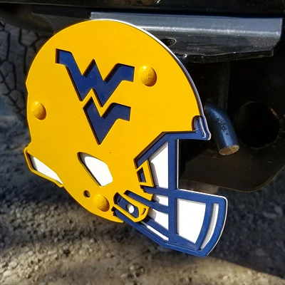 West Virginia Mountaineers Premium Alternate Steel Football Helmet Hitch Cover