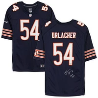 Brian Urlacher Chicago Bears Autographed Nike Navy Game Jersey with "HOF 2018" Inscription