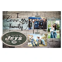 New York Jets 11" x 19" I Love My Family Clip Photo Frame