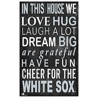 Chicago White Sox 11" x 19" In This House Sign