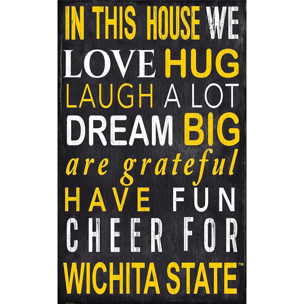 Wichita State Shockers 11" x 19" In This House Sign