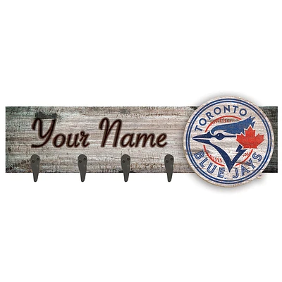 Toronto Blue Jays 24" x 6" Personalized Mounted Coat Hanger