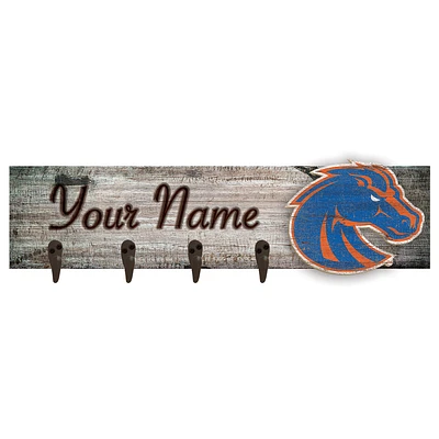 Boise State Broncos 24" x 6" Personalized Mounted Coat Hanger