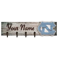 North Carolina Tar Heels 24" x 6" Personalized Mounted Coat Hanger