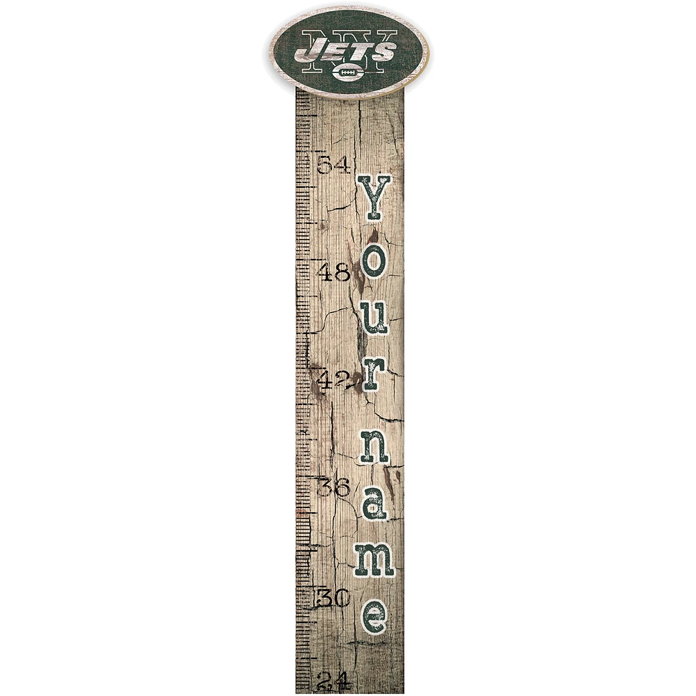 New York Jets Personalized 6" x 36" Growth Chart Sign