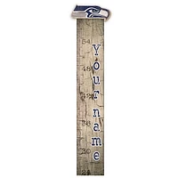 Seattle Seahawks 6" x 36" Personalized Growth Chart Sign