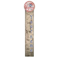 New York Yankees 6" x 36" Personalized Growth Chart Sign