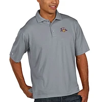 Men's Antigua Heather Gray North Alabama Lions Xtra Lite Big & Tall Polo