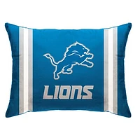 Blue Detroit Lions 20" x 26" Plush Bed Pillow