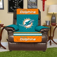Teal Miami Dolphins Recliner Protector