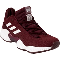 Men's adidas Maroon/White Mississippi State Bulldogs Pro Bounce Low Training Sneaker