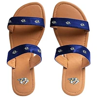 Women's Nashville Predators Double-Strap Sandals