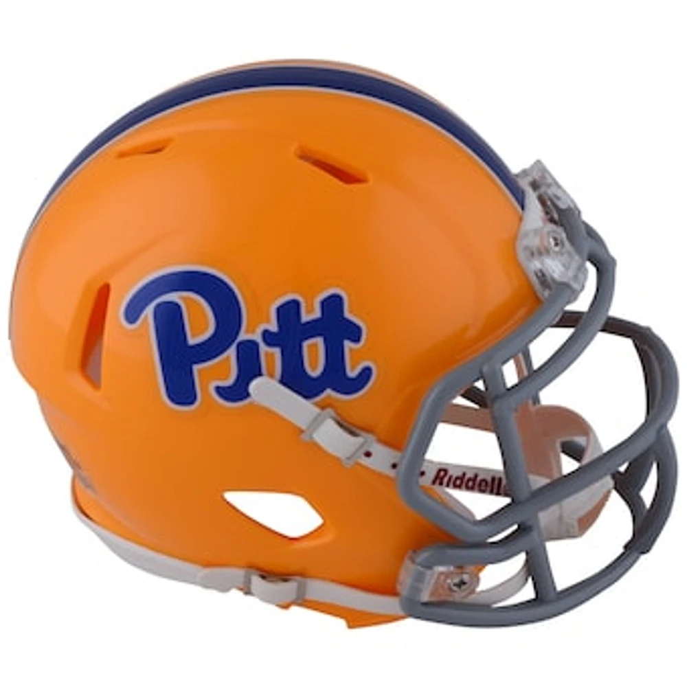 Riddell Pittsburgh Panthers Gold Throwback Revolution Speed Mini Football Helmet