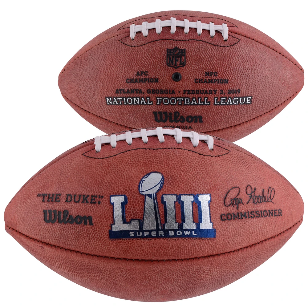 Super Bowl LIII Wilson Official Game Football