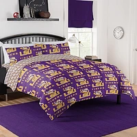 The Northwest Company LSU Tigers 5-Piece Queen Bed in a Bag Set