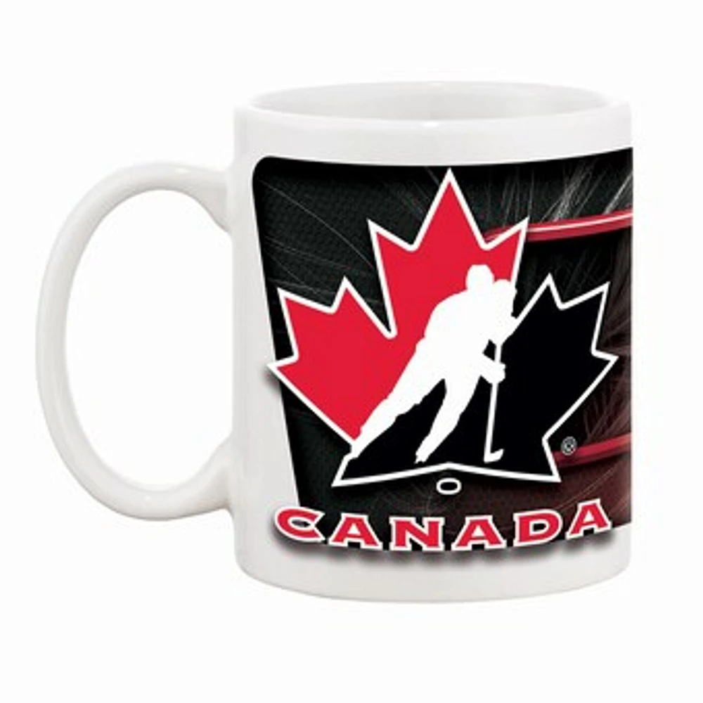 White Canada Hockey 11oz. Sublimated Coffee Mug