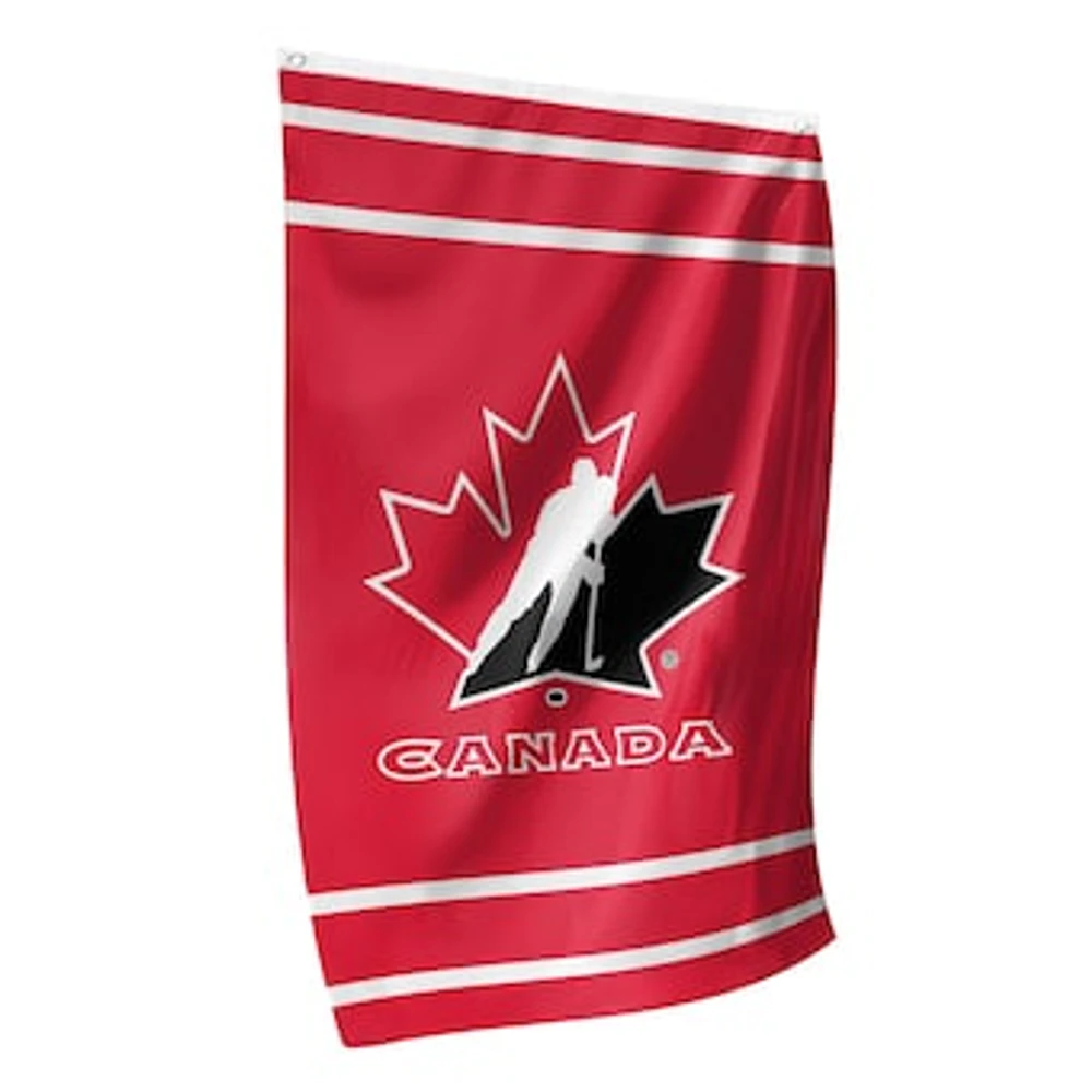 Red Canada Hockey 3' x 5' Flag