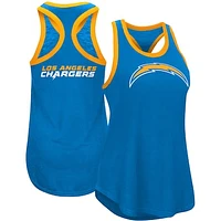 Women's G-III 4Her by Carl Banks Navy Los Angeles Chargers Tater Tank Top