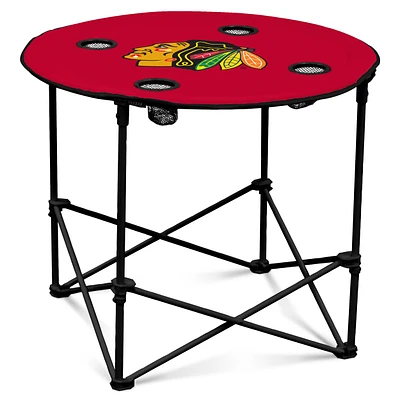 Chicago Blackhawks Round Tailgate Table