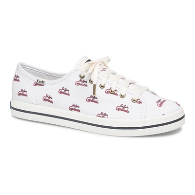 Women's Keds White St. Louis Cardinals Kickstart Repeat Logo Sneakers